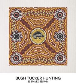 Bulurru Aboriginal Art Canvas Print Unstretched - Bush Tucker Hunting By Tanita Paige
