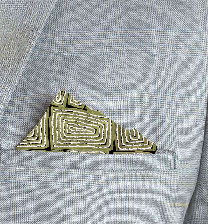 Handkerchief Thomas Tjapaltjarri Khaki