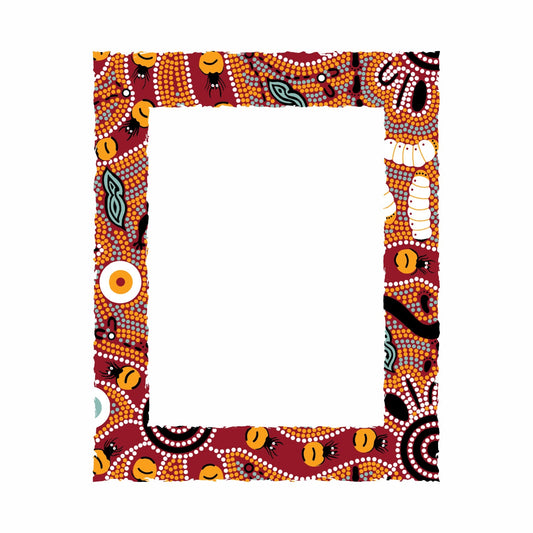 Wooden Photo Frame - Bush Tucker Tan
