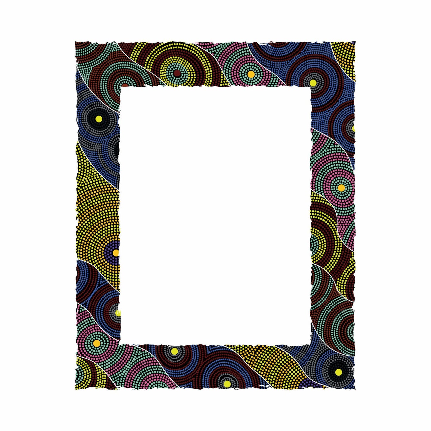 Wooden Photo Frame - Cindy Wallace Circles