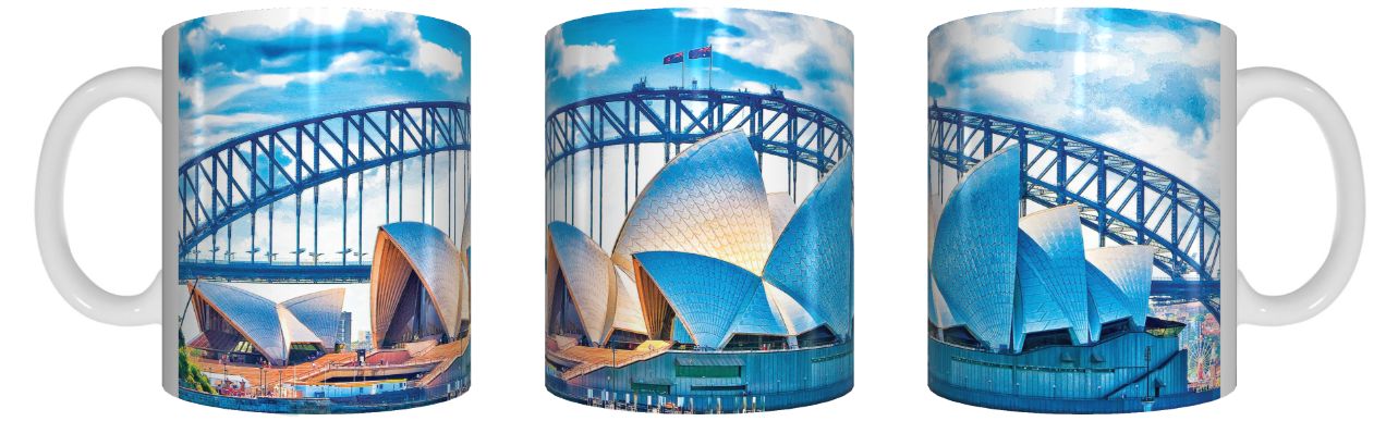 Mug Sydney Harbour Blue