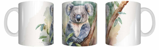 Coffee Mug - Watercolour Koala (07-92-3889L)