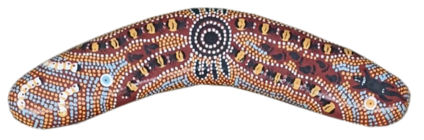 Boomerang - Bush Tucker Tan By Julie Paige - Fair Dinkum Gifts