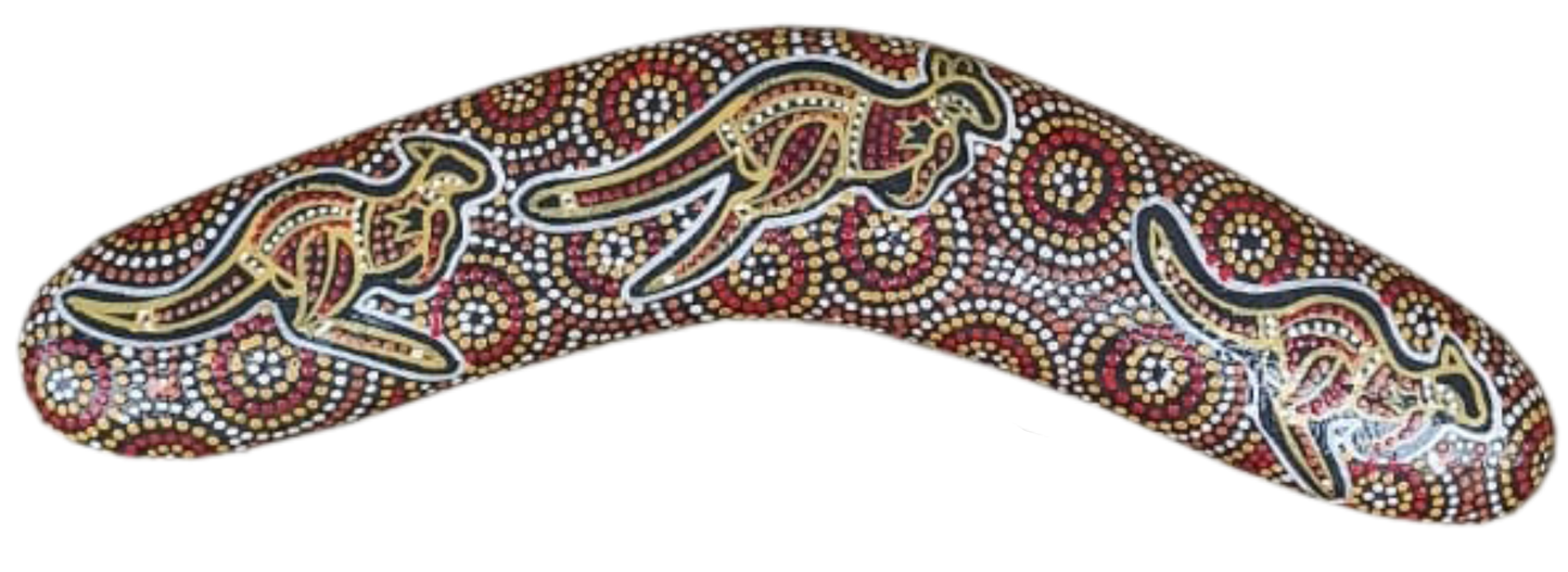 Boomerang - Desert Kangaroo By Susan Betts