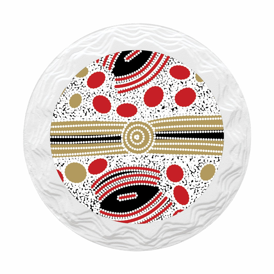 Ceramic Patterned Magnet - Glenys Gibson - Fair Dinkum Gifts