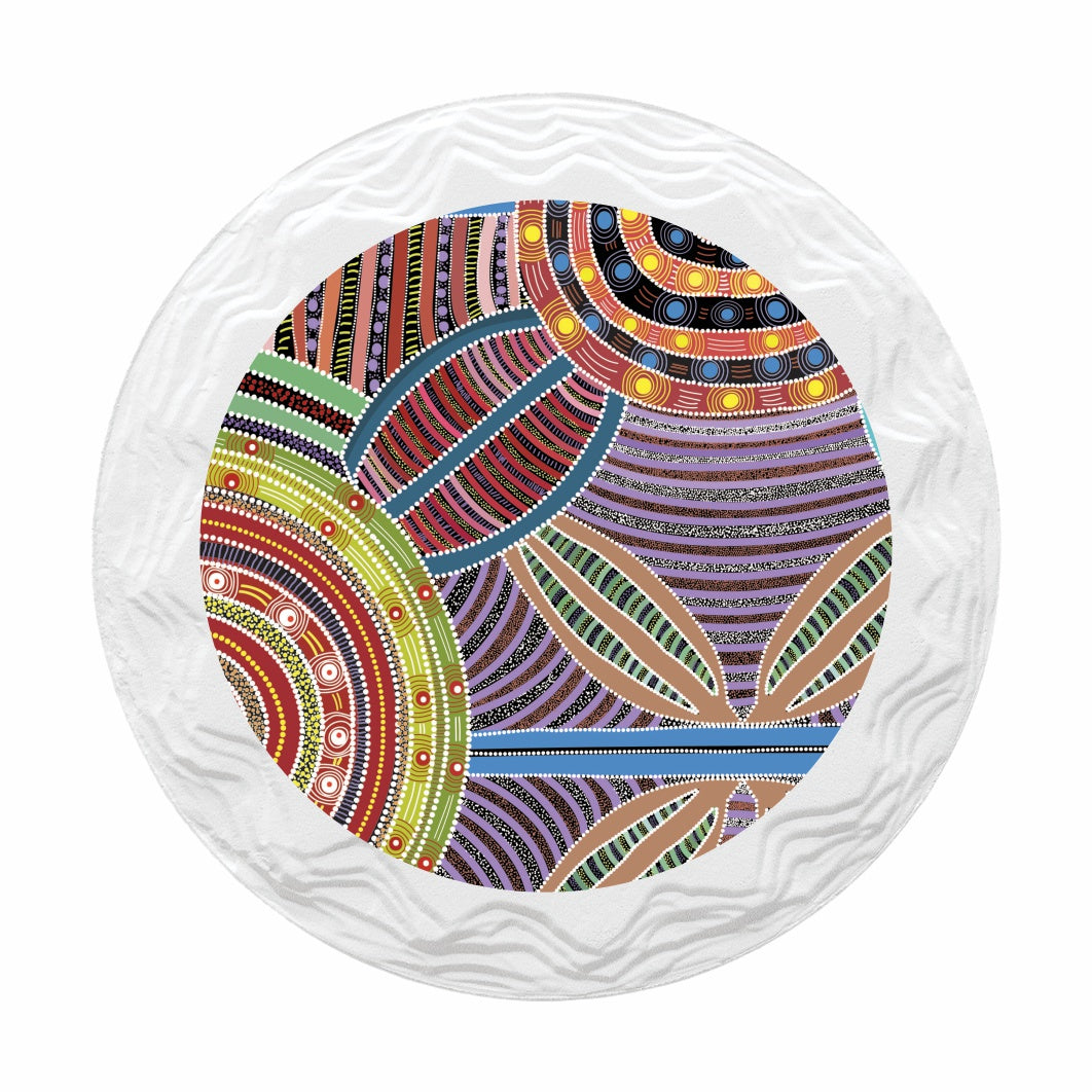 Ceramic Patterned Magnet - Cindy Wallace Arches - Fair Dinkum Gifts
