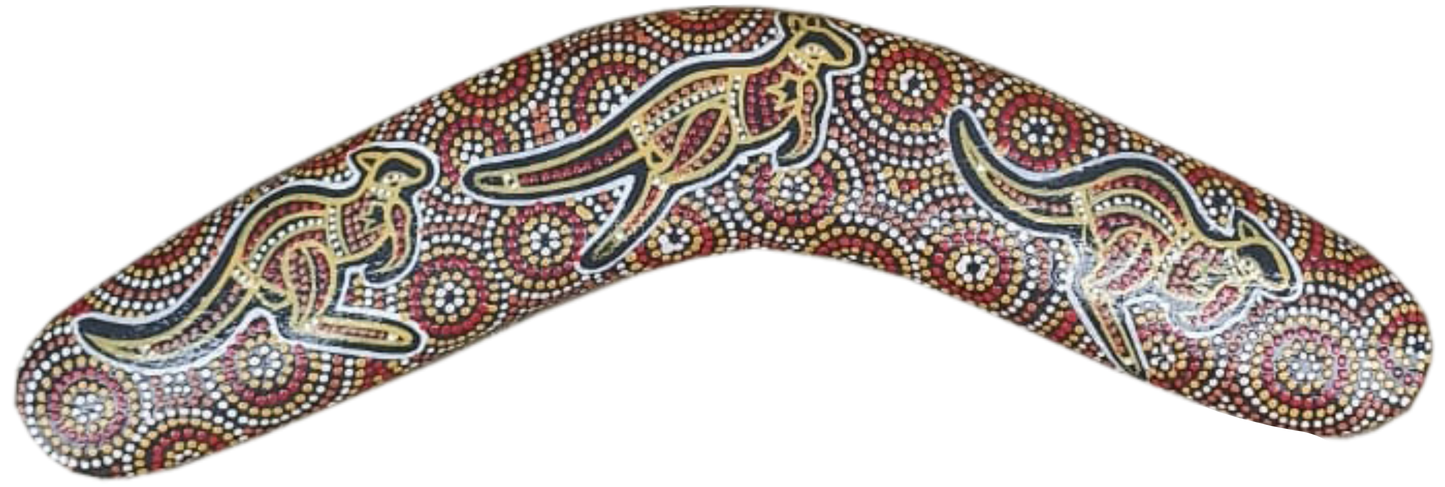 Boomerang - Desert Kangaroo By Susan Betts