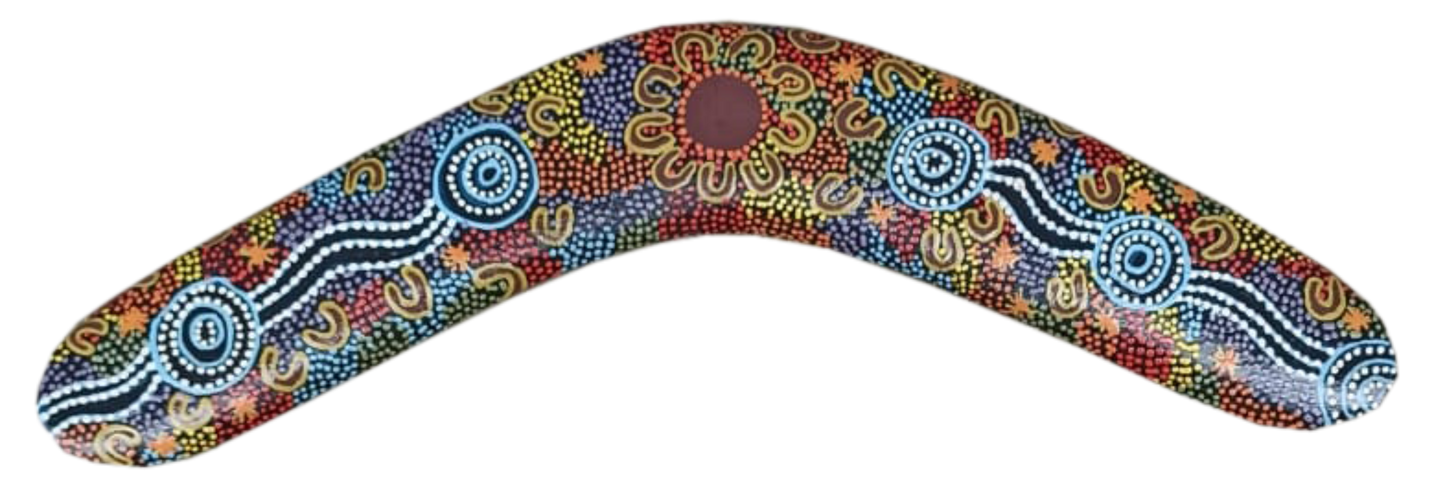 Boomerang - Women At Waterholes By Merryn Apma