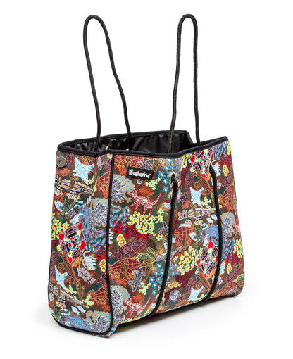 **NEW** Urban Tote Bag Large - 10 Bulurru Aboriginal Designs to choose from - fair-dinkum-gifts