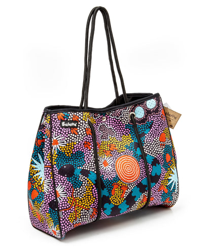 **NEW** Urban Tote Bag Large - 10 Bulurru Aboriginal Designs to choose from - fair-dinkum-gifts