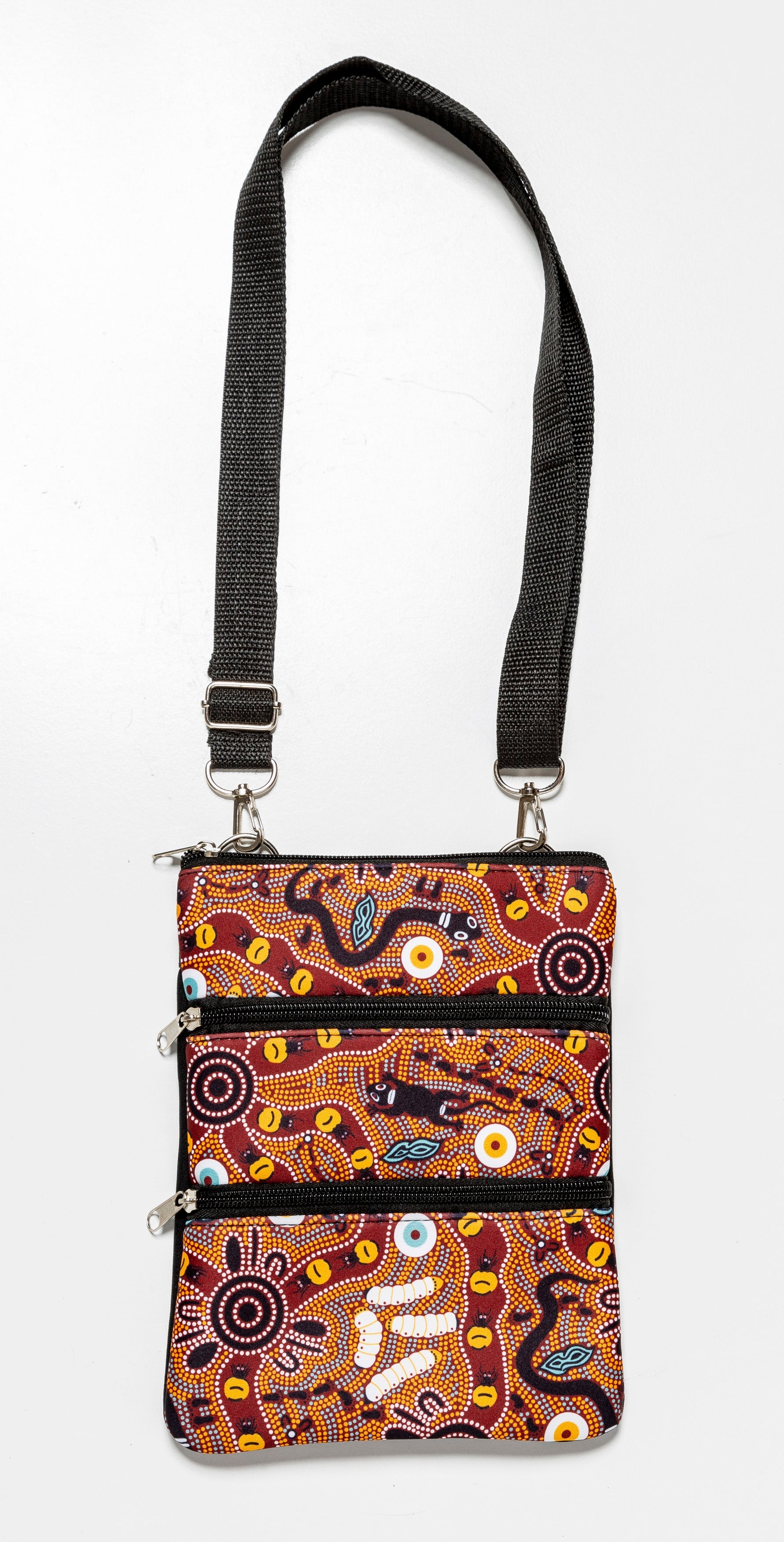 3 Compartment Zip Bag Bulurru Designs - Fair Dinkum Gifts