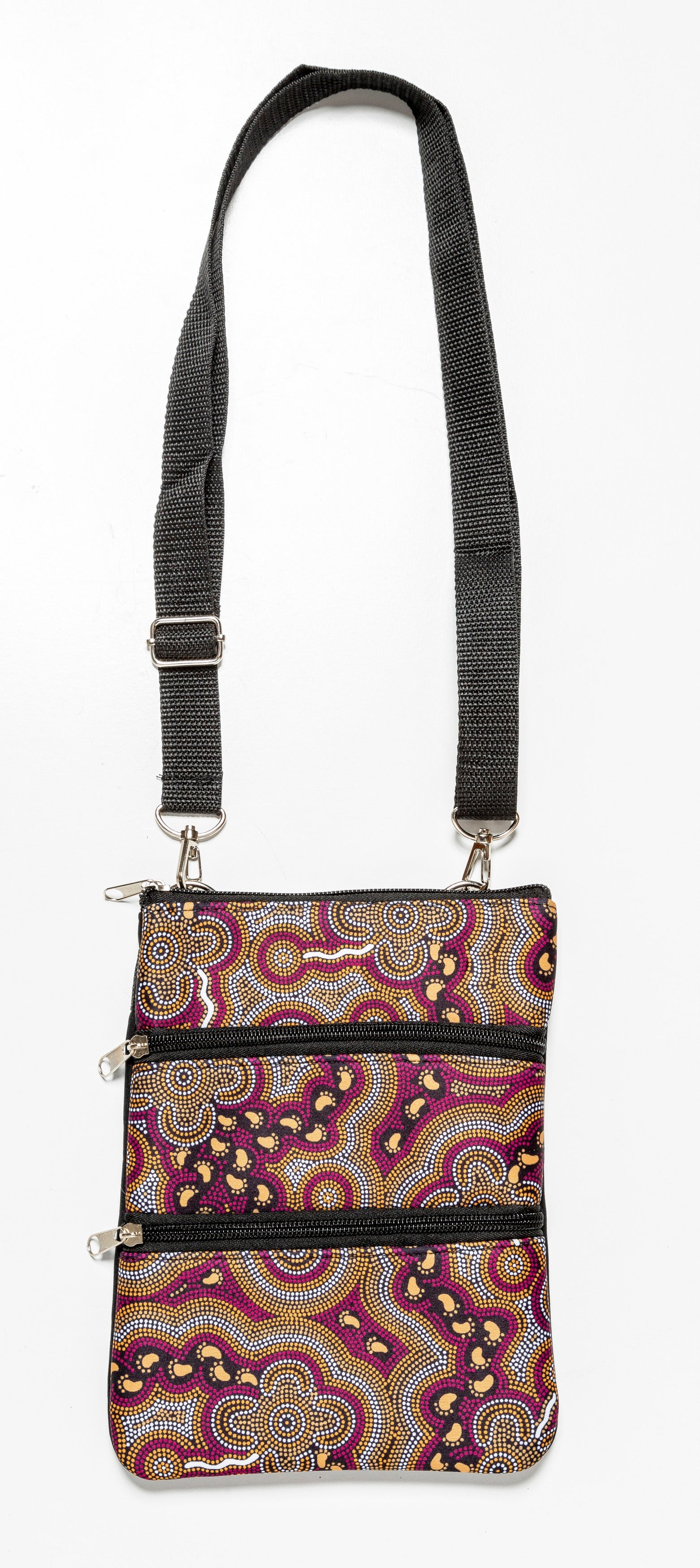 3 Compartment Zip Bag Bulurru Designs - Fair Dinkum Gifts