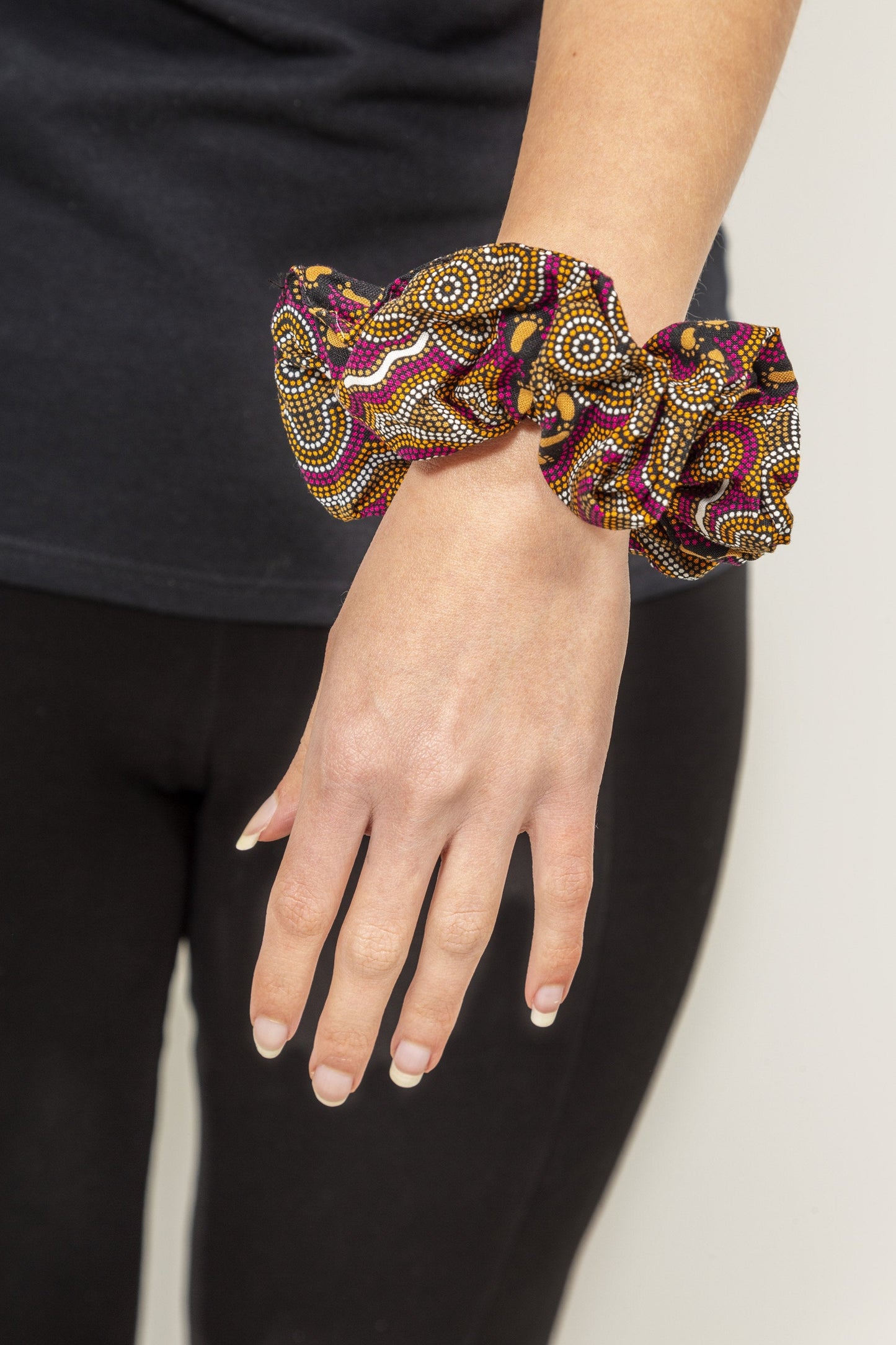 Art Down Under AUSTRALIAN MADE Scrunchies - Aboriginal Designs
