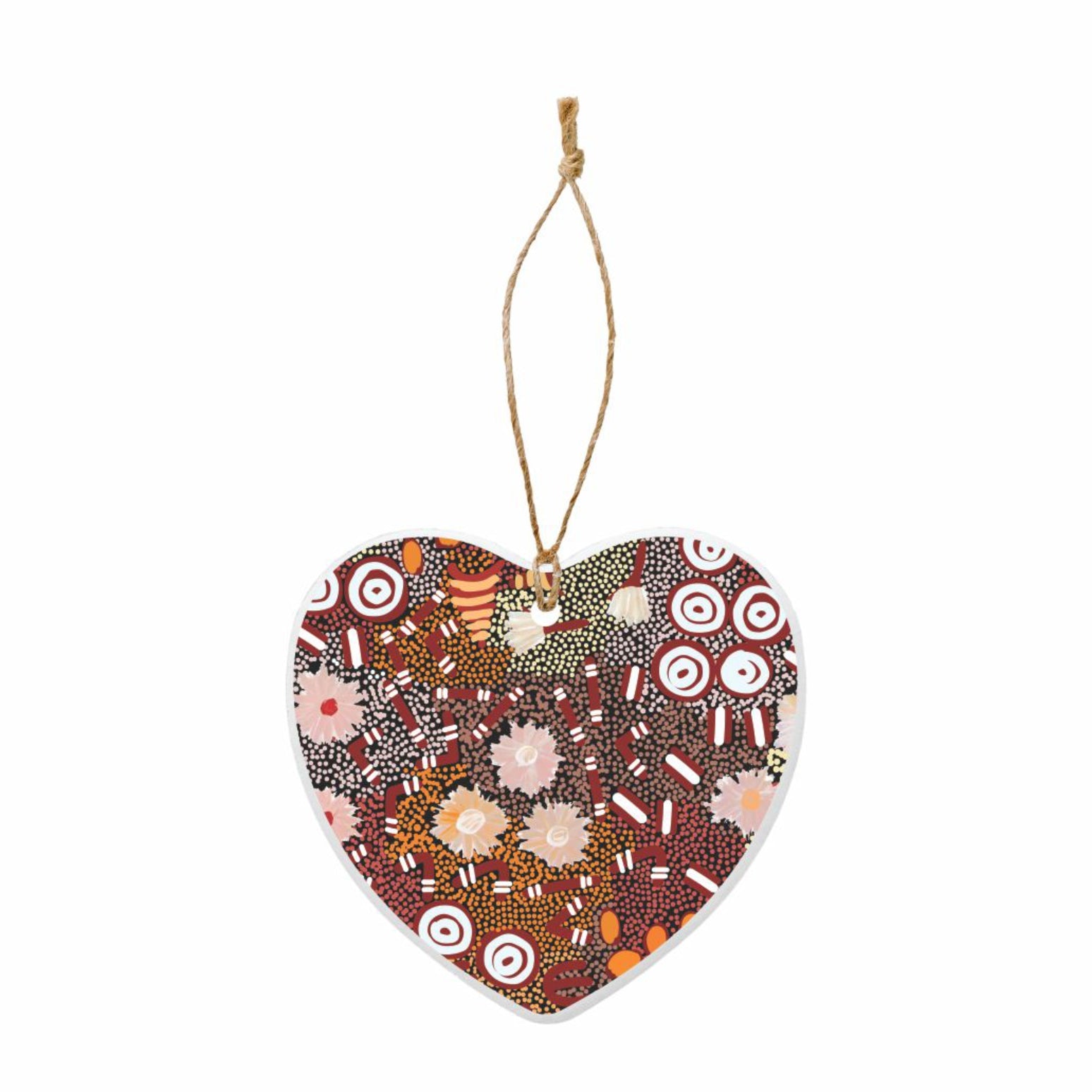 Ceramic Hanging Decoration Heart By Samantha Daniel - Fair Dinkum Gifts