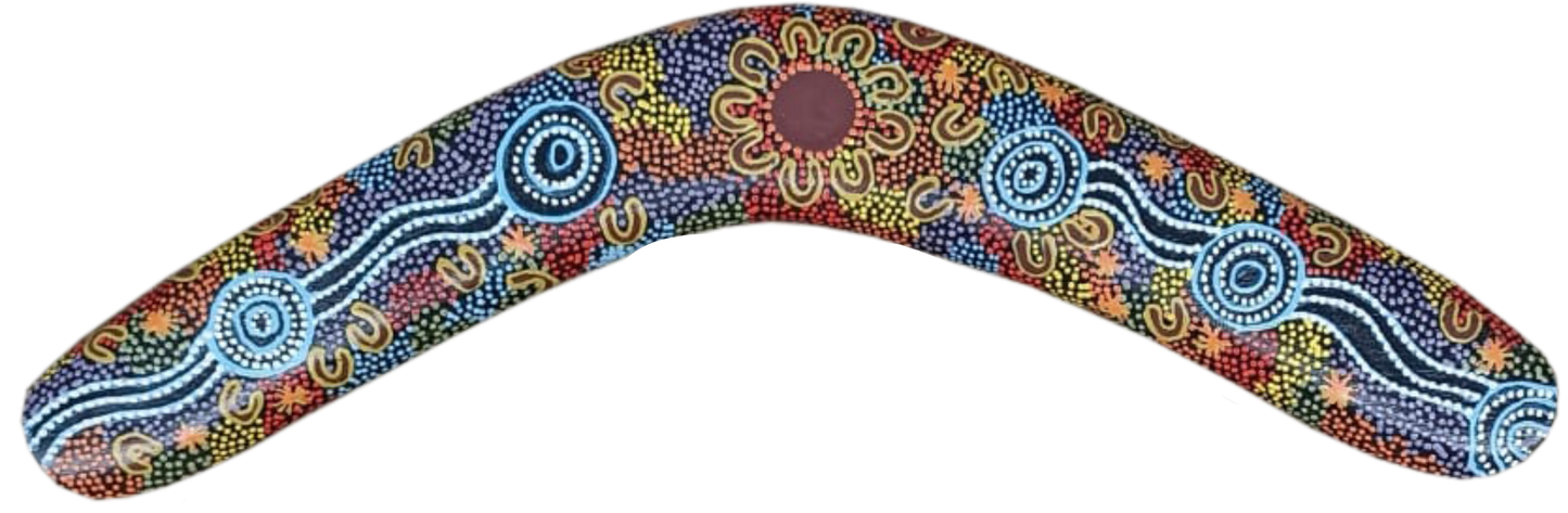 Boomerang - Women At Waterholes By Merryn Apma