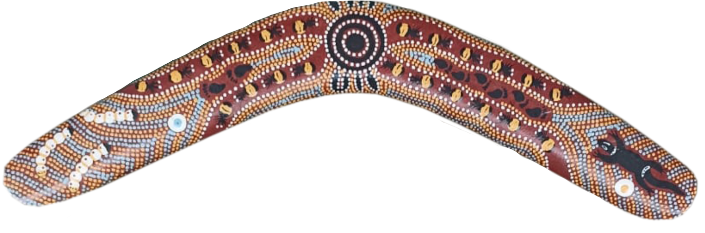 Boomerang - Bush Tucker Tan By Julie Paige - Fair Dinkum Gifts