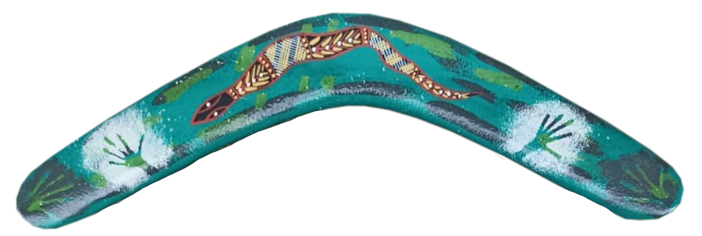 Boomerang - Snake By Louis Enoch - Fair Dinkum Gifts
