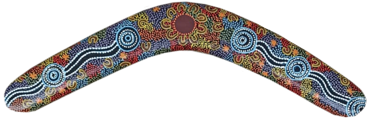 Boomerang - Women At Waterholes By Merryn Apma