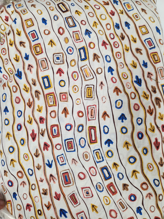CLEARANCE Tablecloth Felicity White - Fair Dinkum Gifts