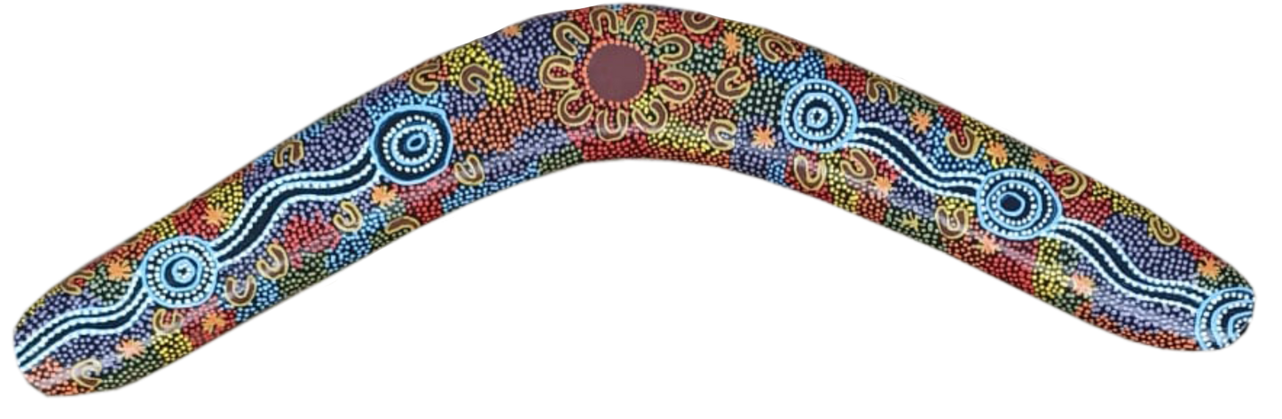 Boomerang - Women At Waterholes By Merryn Apma