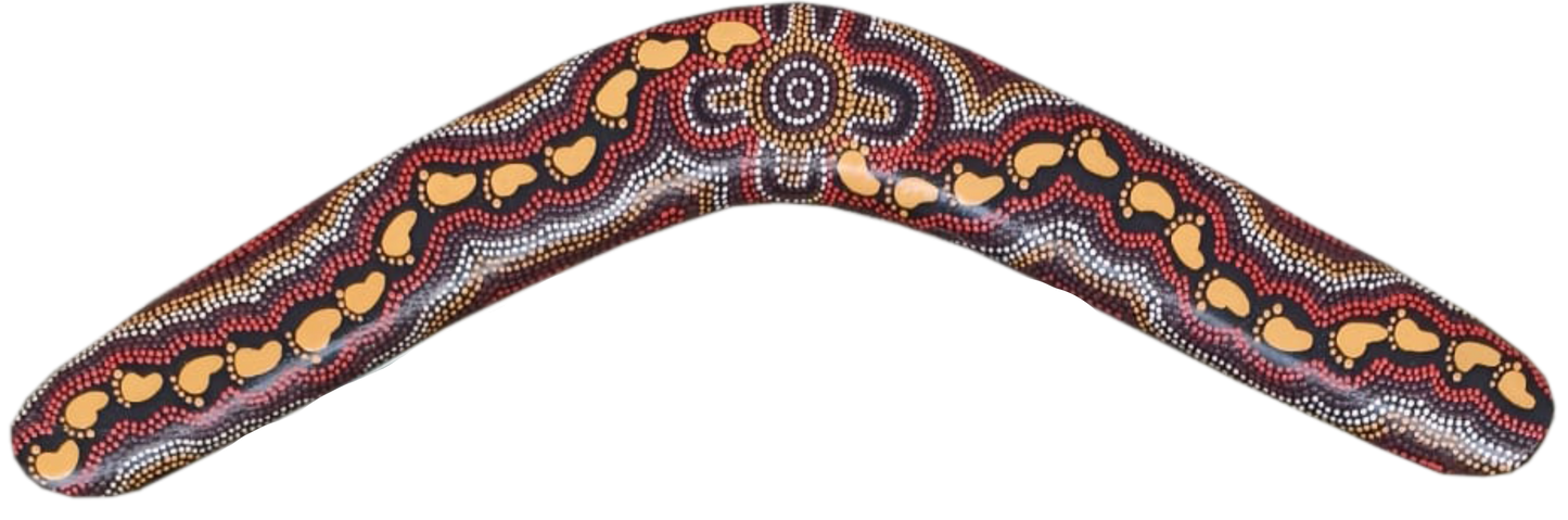 Boomerang - On Walkabout Ochre By Karen Taylor