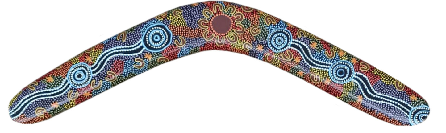 Boomerang - Women At Waterholes By Merryn Apma