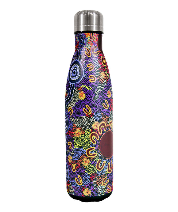 Drink Bottle 500ml - Women Gathering At Waterholes By Merryn Apma