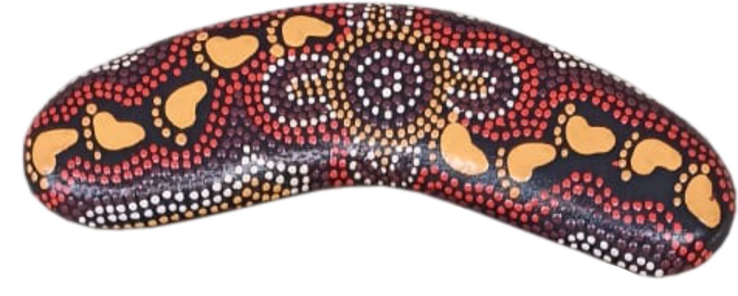 Boomerang - On Walkabout Ochre By Karen Taylor
