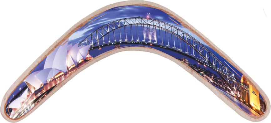 Returning Boomerang Sydney Harbour - Fair Dinkum Gifts