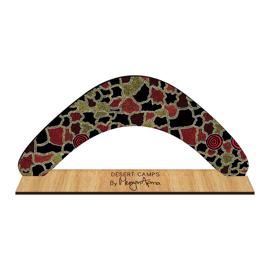 Decorative Boomerang Australian Made - Desert Camps