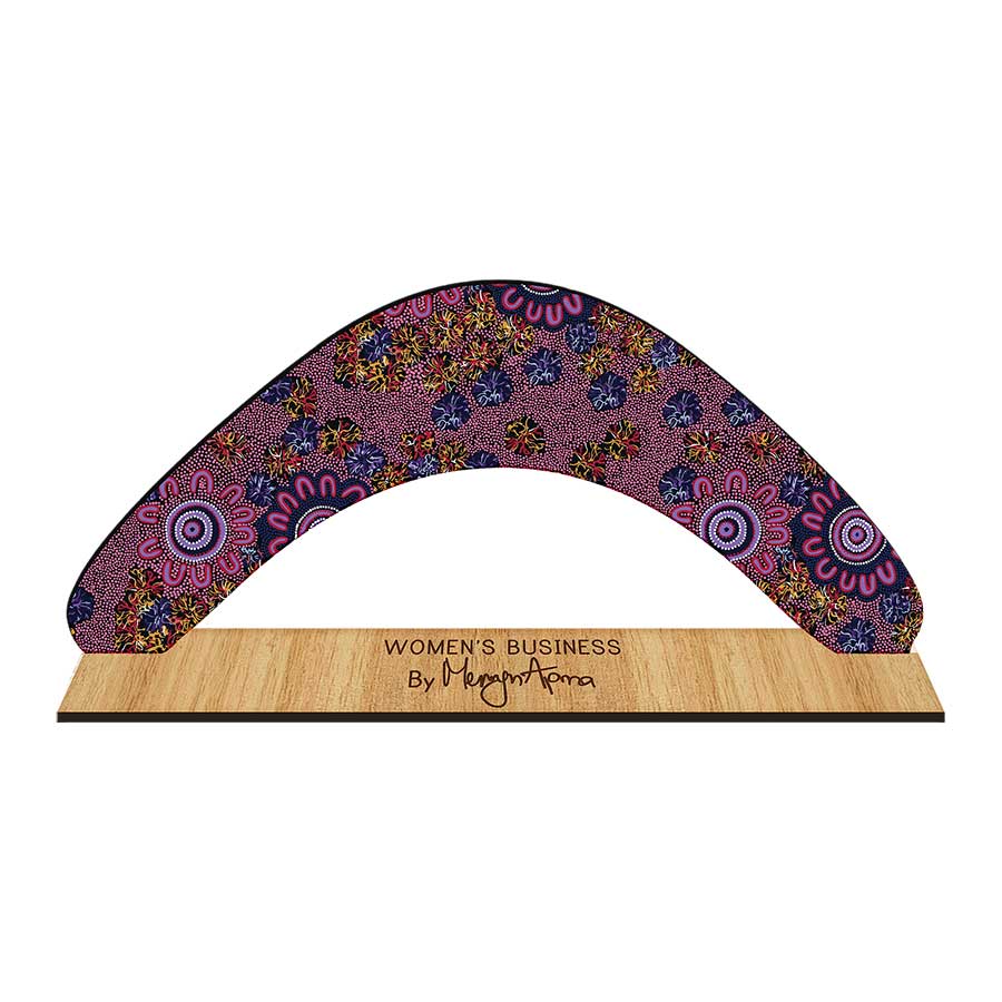 Decorative Boomerang Australian Made - Women's Business