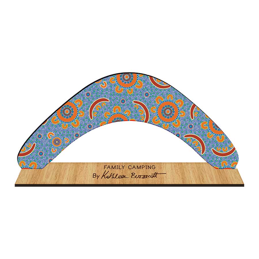 Decorative Boomerang Australian Made - Family Camping