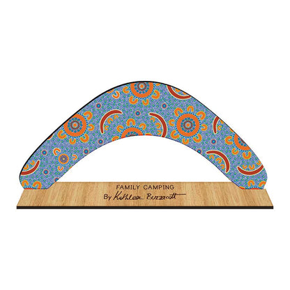 Decorative Boomerang Australian Made - Family Camping