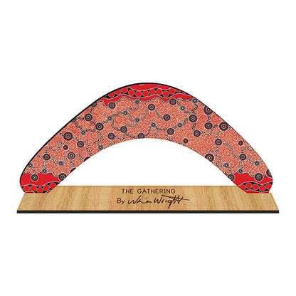 Decorative Boomerang Australian Made - The Gathering