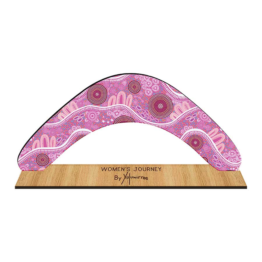 Decorative Boomerang Australian Made - Womens Journey