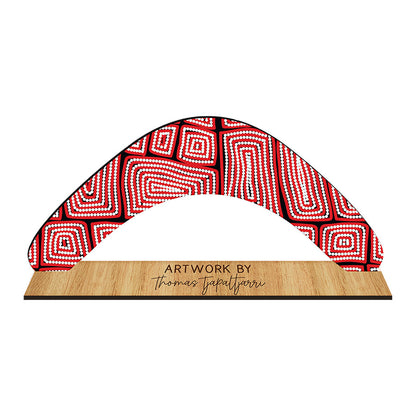 Decorative Boomerang Australian Made - Thomas Tjapaltjarri
