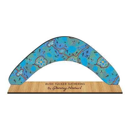 Decorative Boomerang Australian Made - Bush Tucker Gathering