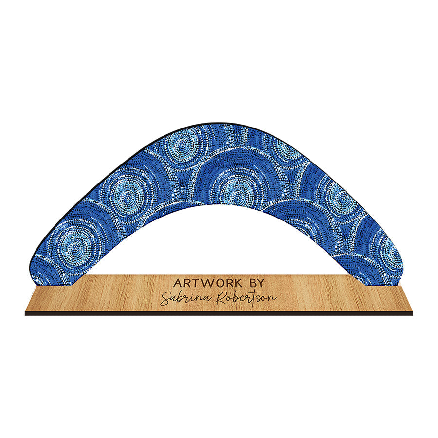 Decorative Boomerang Australian Made - Sabrina Robertson