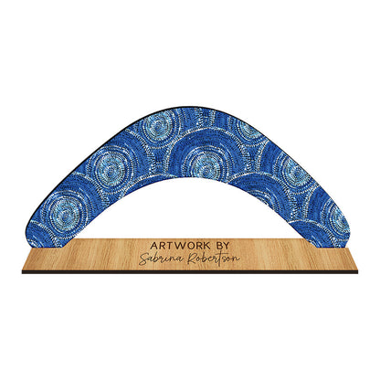 Decorative Boomerang Australian Made - Sabrina Robertson