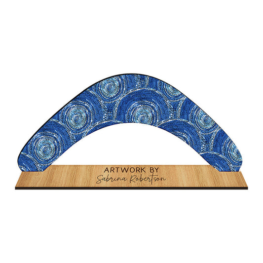 Decorative Boomerang Australian Made - Sabrina Robertson