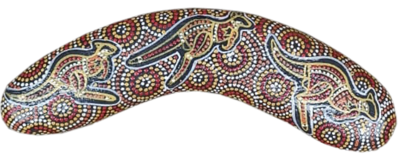 Boomerang - Desert Kangaroo By Susan Betts