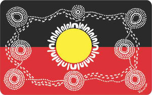 Flexi Magnet - Aboriginal Flag By Debbie Scott