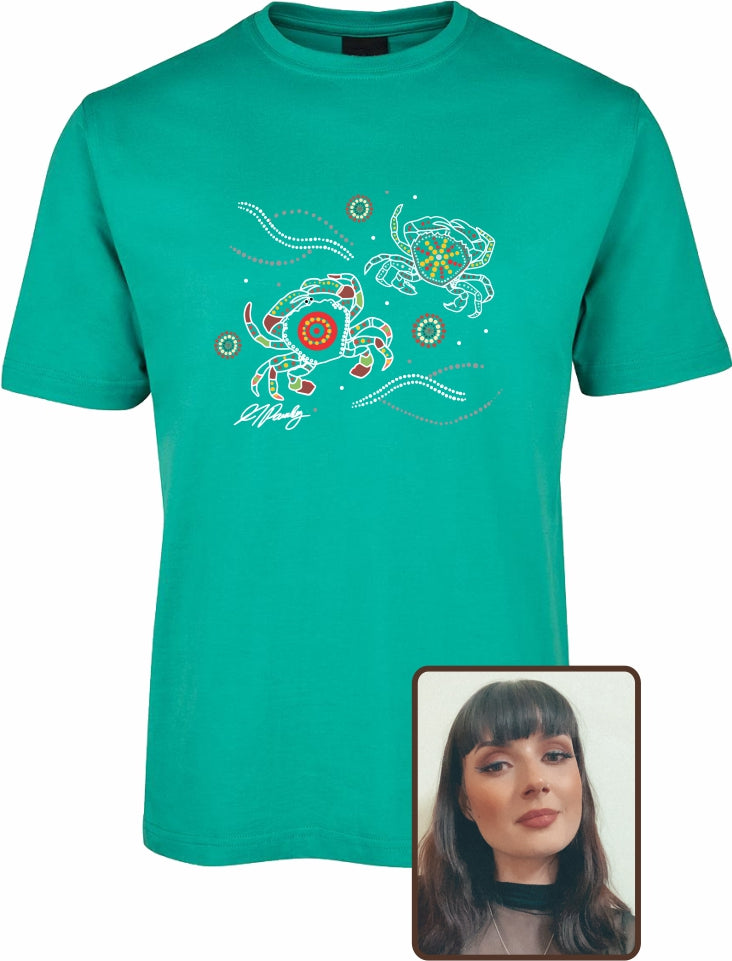 T Shirt Kids Regular Fit - Alisha Pawley, Crabs Design - Fair Dinkum Gifts