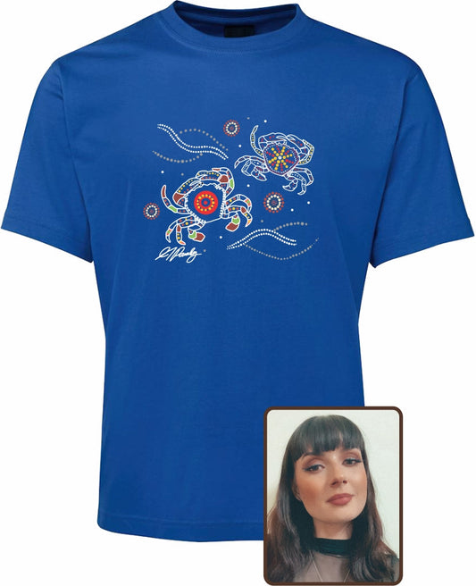 T Shirt Kids Regular Fit - Alisha Pawley, Crabs Design - Fair Dinkum Gifts