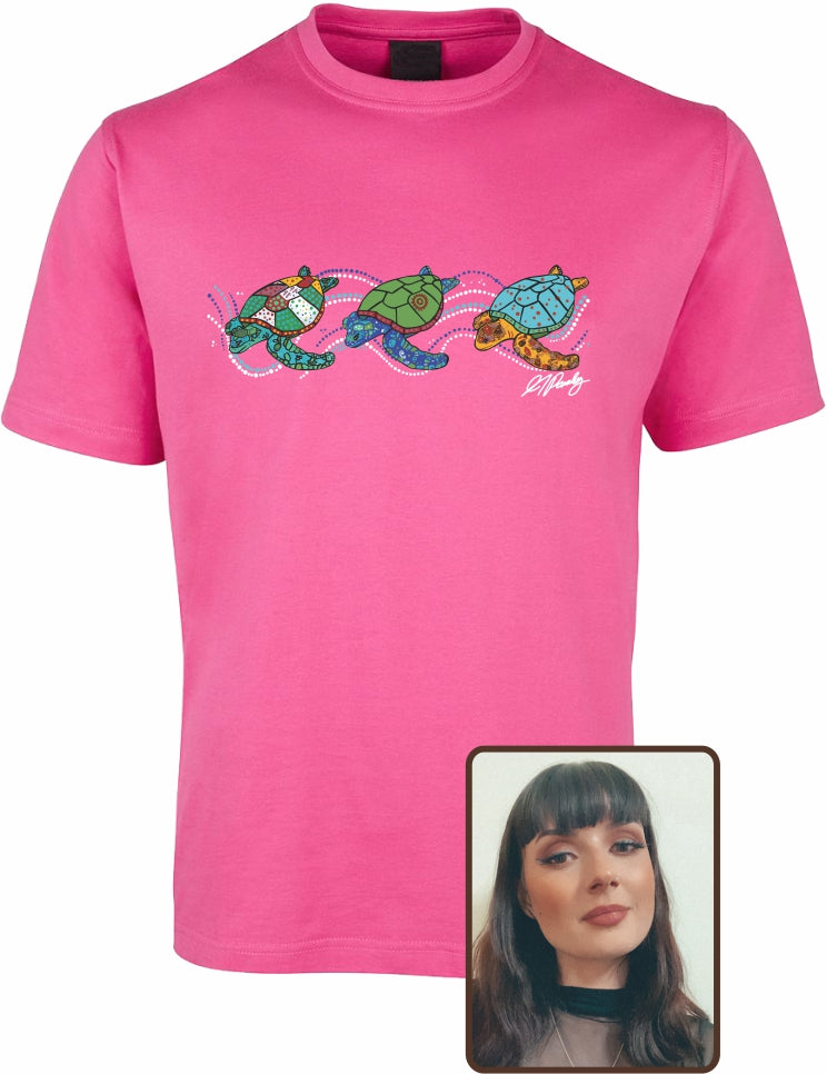T Shirt Kids Regular Fit - Alisha Pawley, Turtles Design - Fair Dinkum Gifts