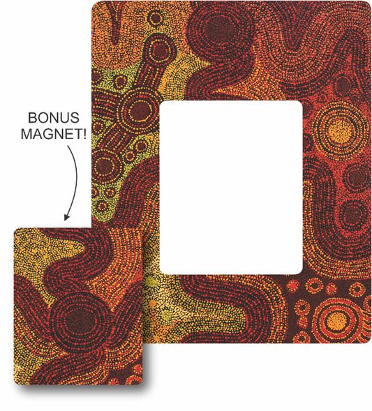 Photo Frame Magnet - Alison Munti Riley (Orange)