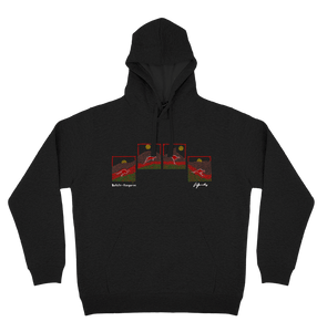 Adults Cozy Hoodie - Bellata Kangaroo By Wendy Pawley