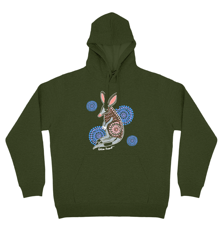 Adults Cozy Hoodie - Bilby By Kathleen Buzzacott