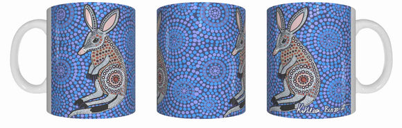 Bilby - Aboriginal Design Ceramic Mug in Gift Box
