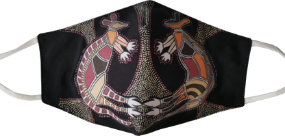 Bulurru Face Mask Adjustable Aboriginal Designs - 8 Designs To Choose From - fair-dinkum-gifts